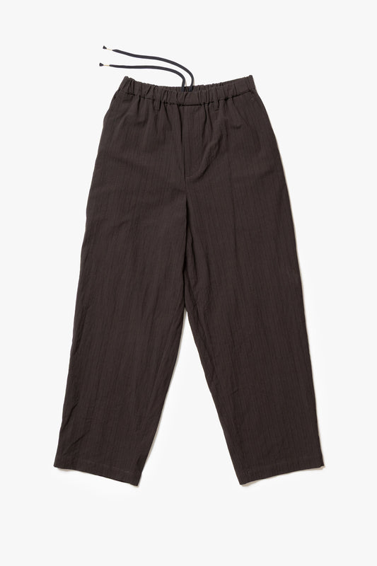 calmlence - PANTS044 NO PLEATED EASY STRAIGHT - BRNST