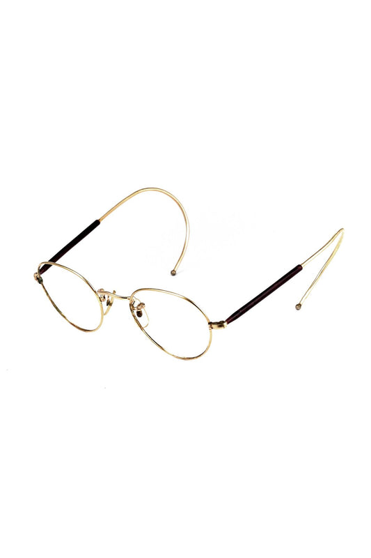 1970s ALGHA BRITISH VINTAGE EYEWEAR PANTO ROUND - OPT-938