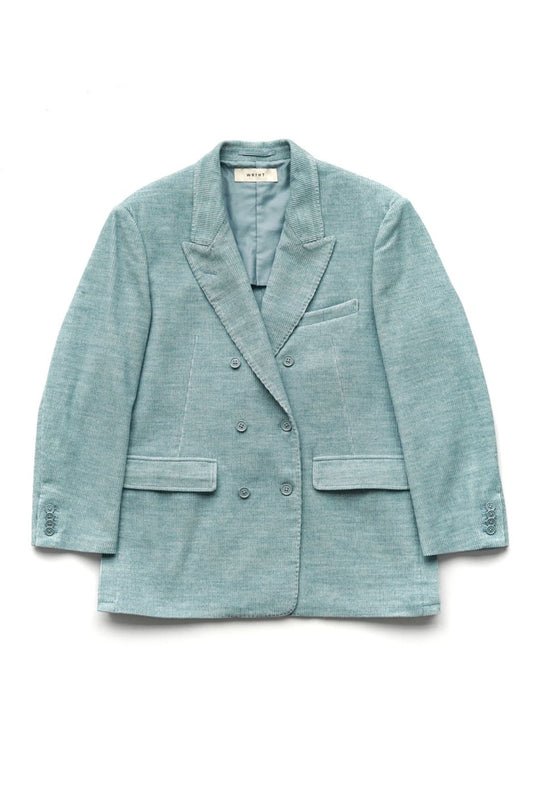 WRYHT - SIDE SLIT SWING JACKET - AZUR