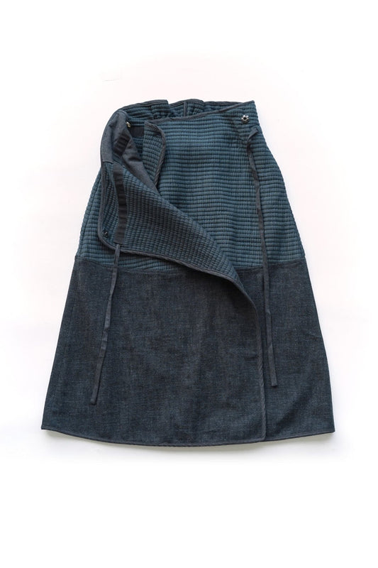 toogood - THE UPHOLSTERER SKIRT - ROPE QUILTED - PEWTER