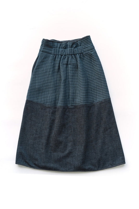 toogood - THE UPHOLSTERER SKIRT - ROPE QUILTED - PEWTER