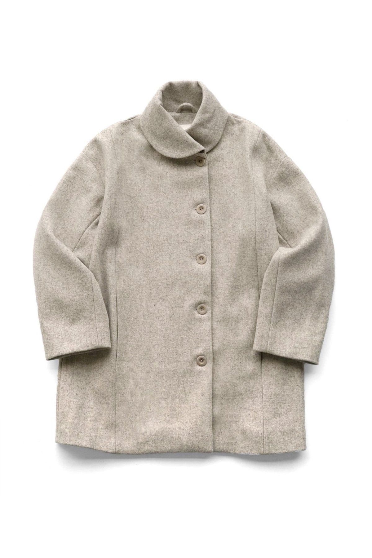 toogood - THE MERCER COAT - WOOl FELT - STONE