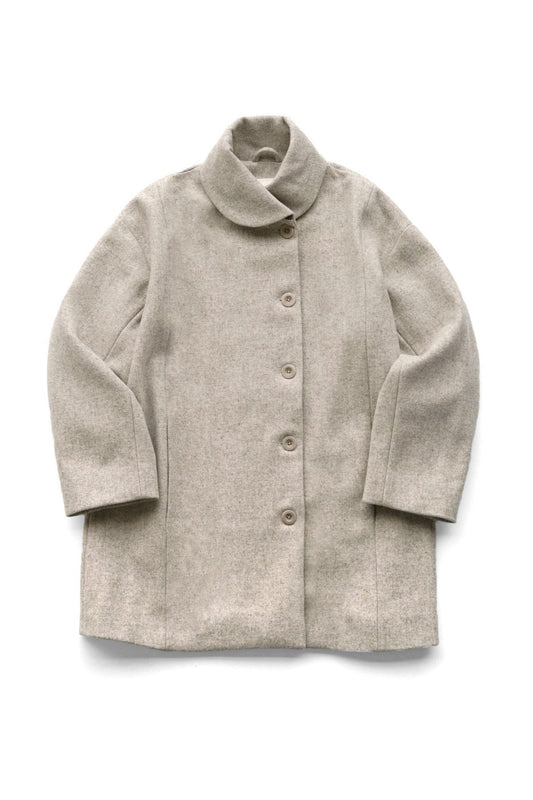 toogood - THE MERCER COAT - WOOl FELT - STONE