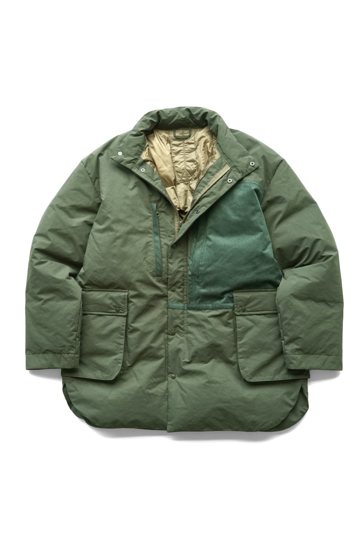 Porter Classic - WEATHER DOWN SHIRT JACKET - OLIVE – PHAETON