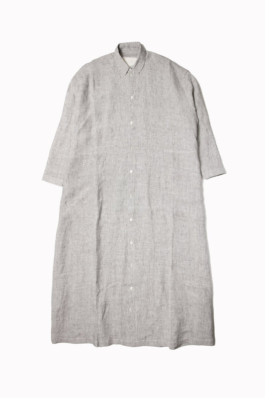 toogood - THE DRAUGHTSMAN DRESS - LAUNDERED LINEN - GULL