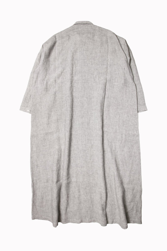 toogood - THE DRAUGHTSMAN DRESS - LAUNDERED LINEN - GULL