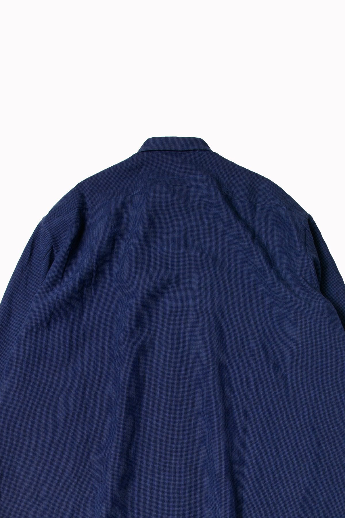 toogood - THE DRAUGHTSMAN DRESS - LAUNDERED LINEN - WORK BLUE