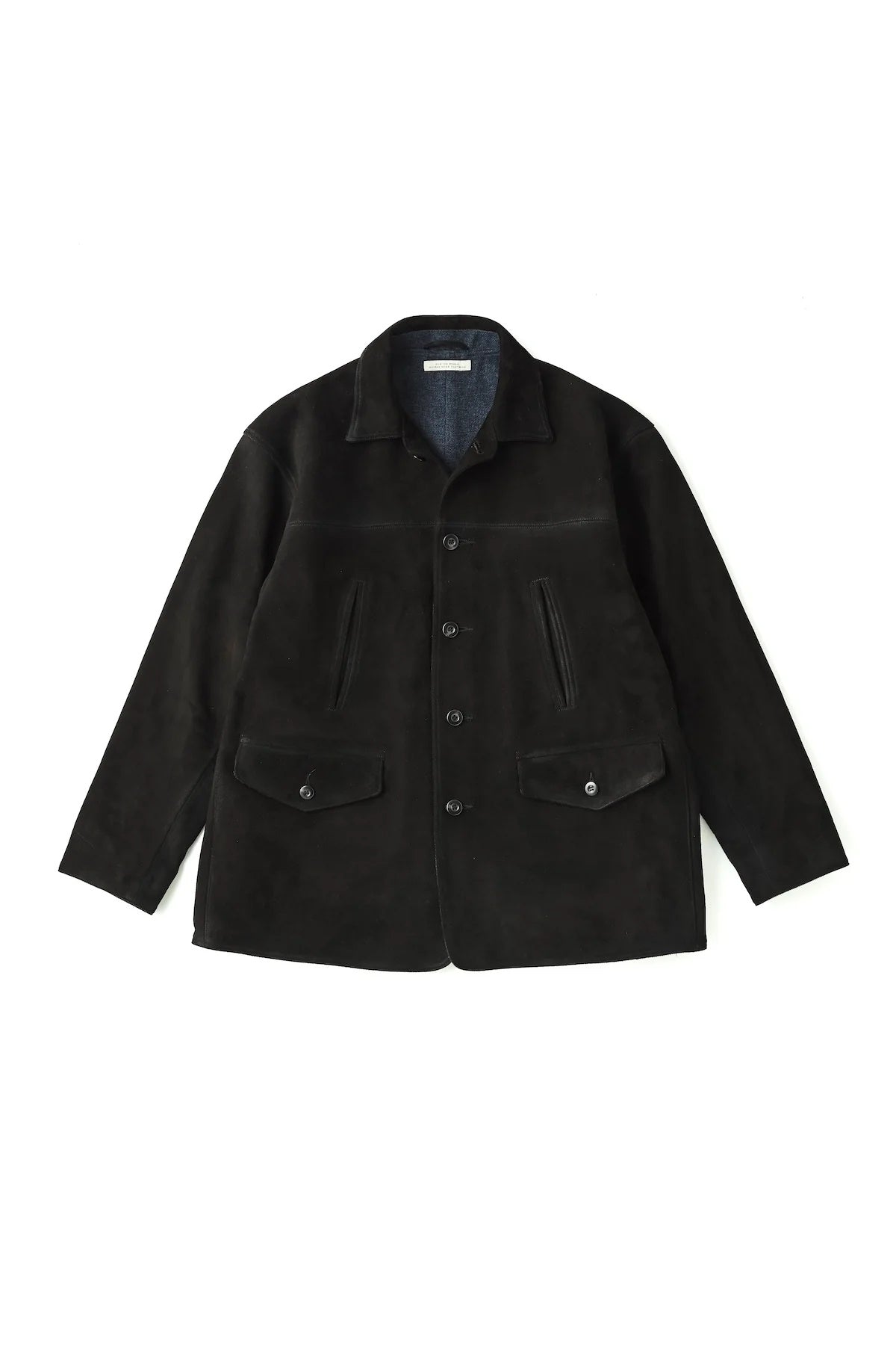 ○OLD JOE - PATINA DEERSKIN AUTOMOBILE COAT - PATINA BLACK SUEDE