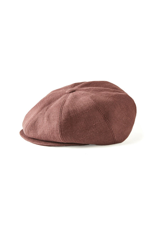 ○OLD JOE - HEMP DUCK PEAKED CAP - BARK