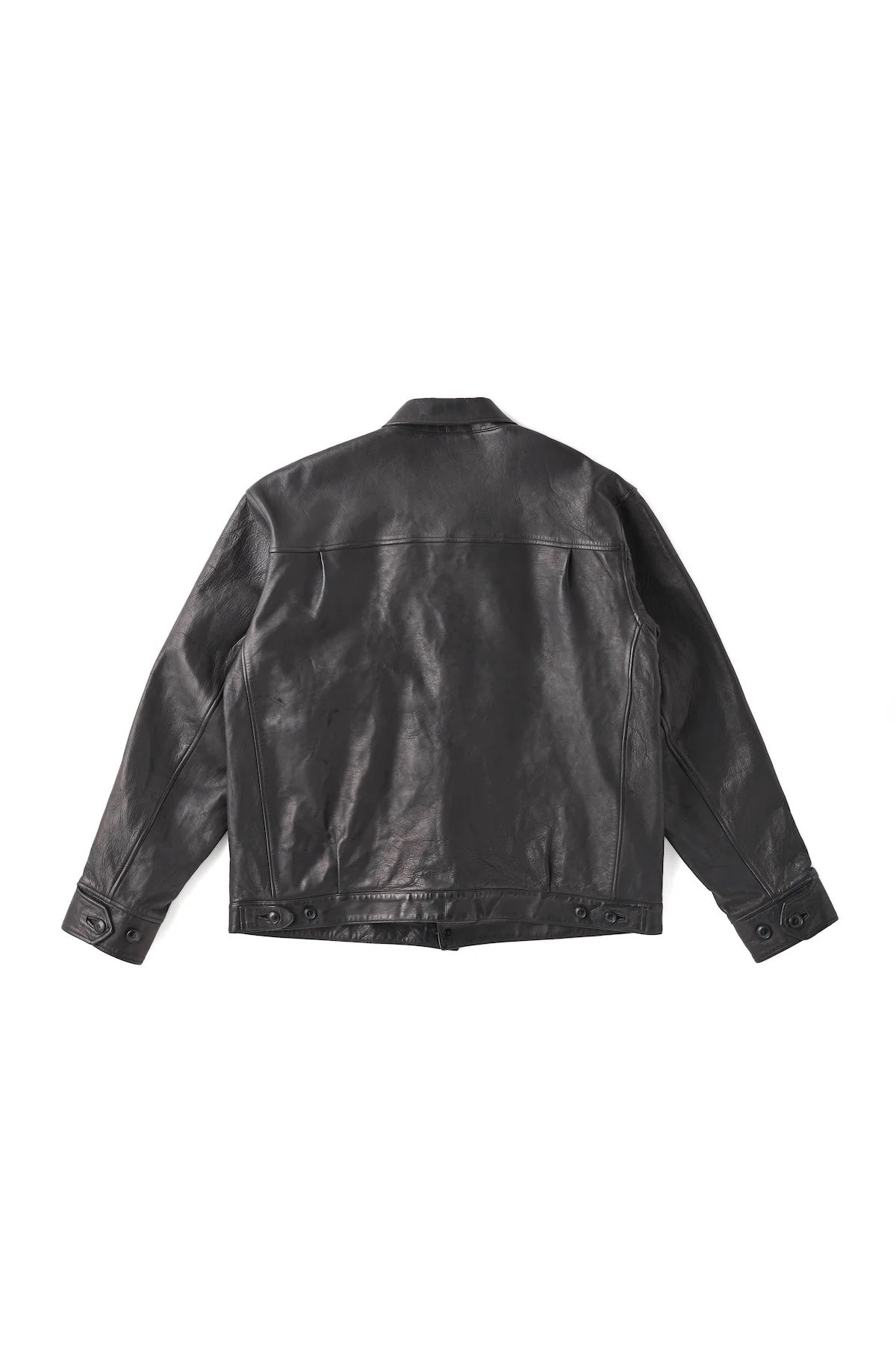 ○OLD JOE - PATINA HORSE-HIDE JEAN JACKET - PATINA BLACK