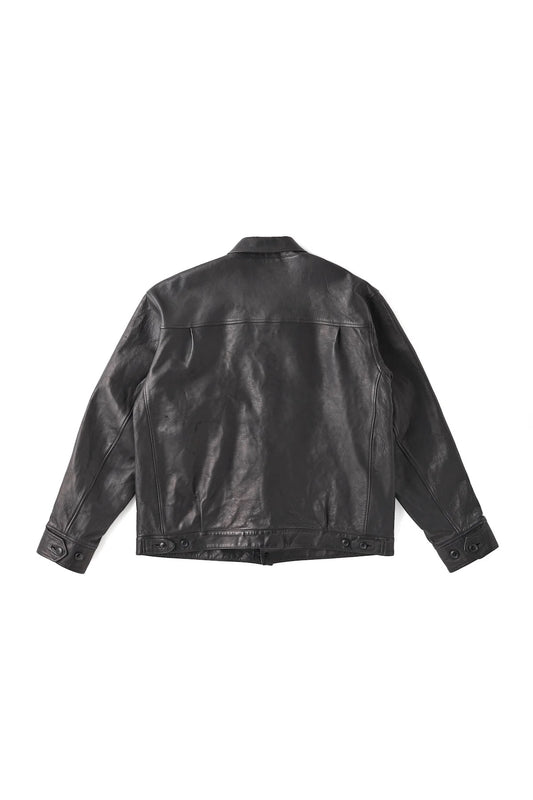 ○OLD JOE - PATINA HORSE-HIDE JEAN JACKET - PATINA BLACK