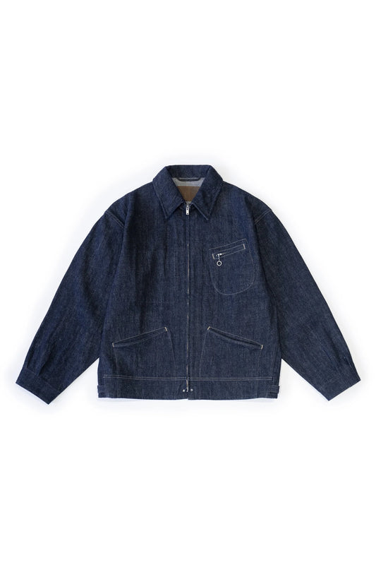 ○OLD JOE - ERWIN ZIP JACKET - INDIGO