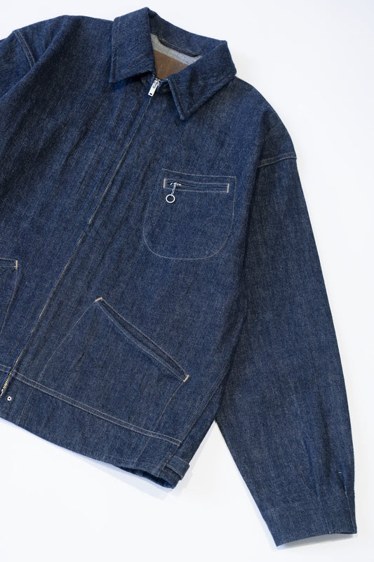 ○OLD JOE - ERWIN ZIP JACKET - INDIGO