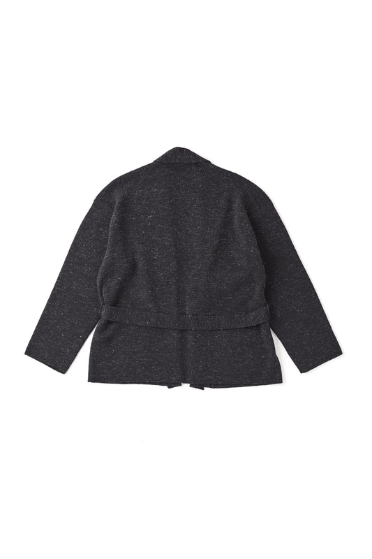 ○OLD JOE - BOUCLE HAORI GAWN - GRAPHITE