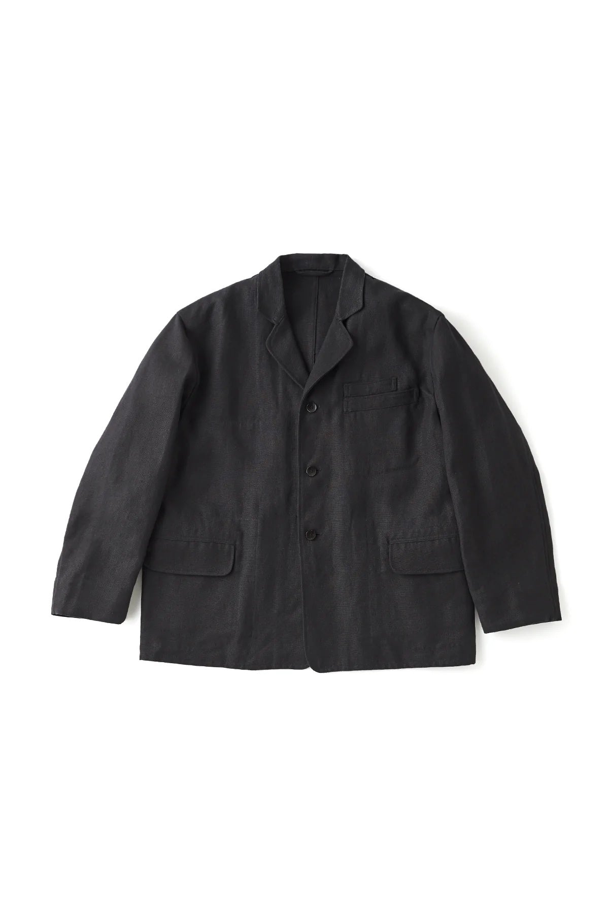 ○OLD JOE - NOTCHED-RAPEL GEORGES JACKET - BLACK