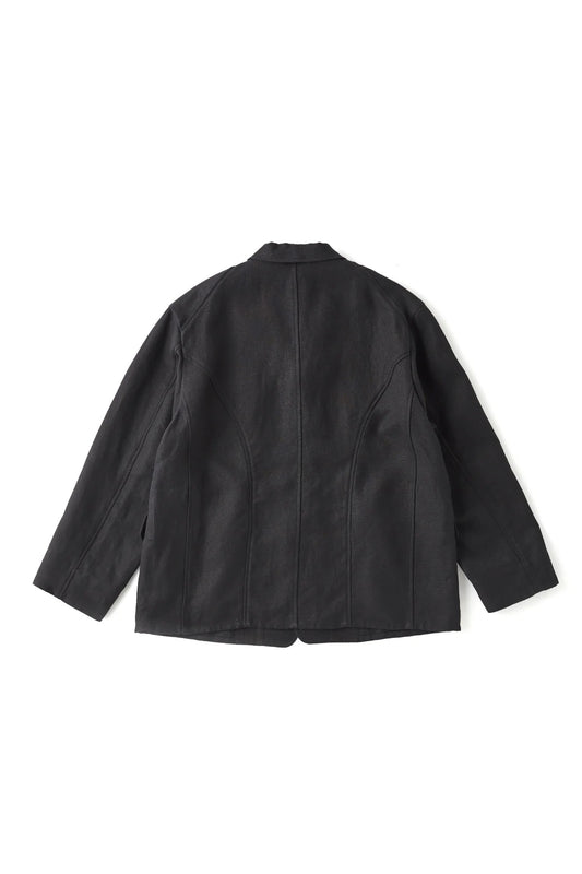 ○OLD JOE - NOTCHED-RAPEL GEORGES JACKET - BLACK