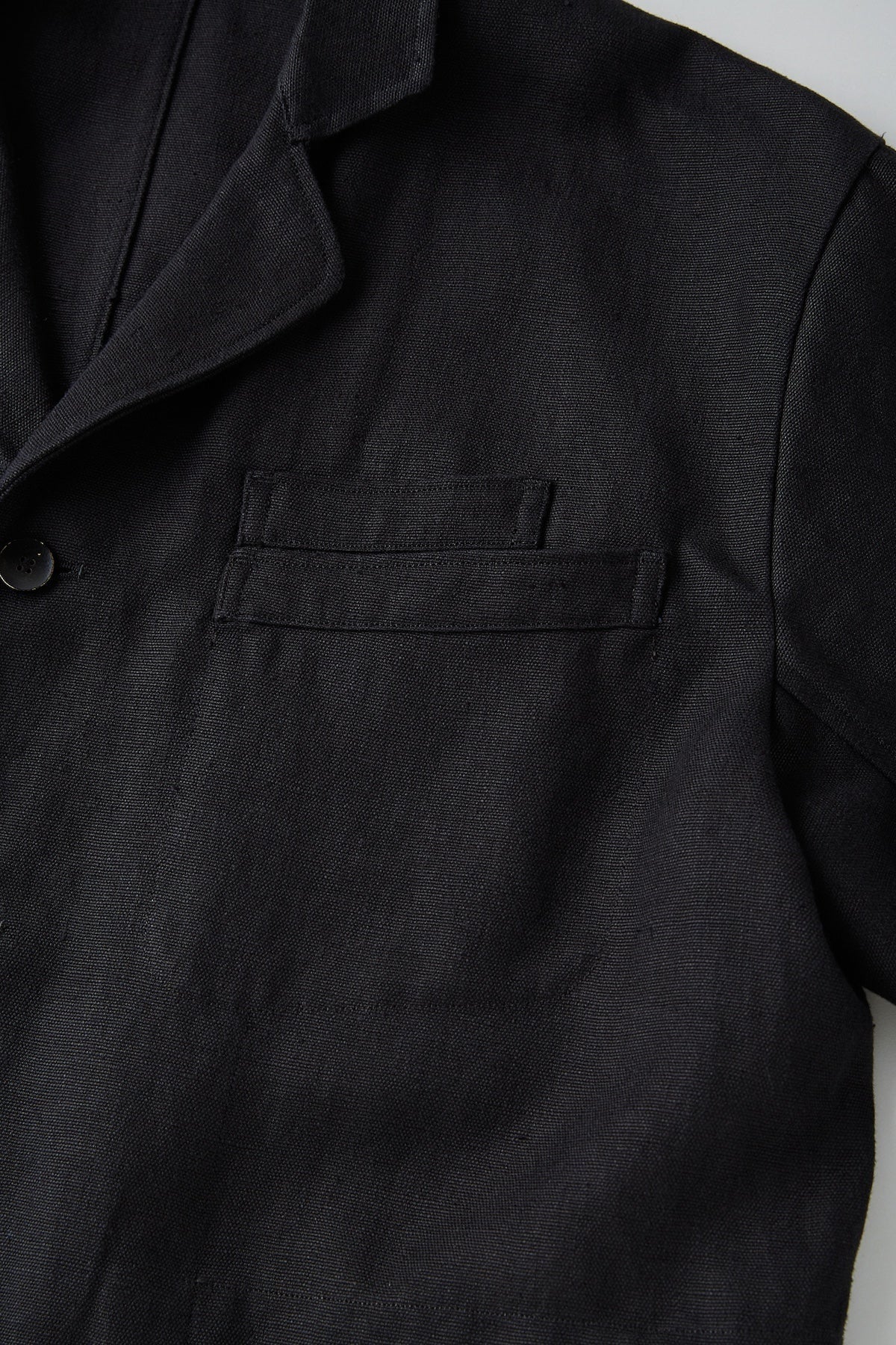 ○OLD JOE - NOTCHED-RAPEL GEORGES JACKET - BLACK