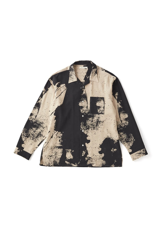 ○OLD JOE - TSUJIMURA SHIRO ABSTRACT PAINT SHIRTS (Long-sleeve）- ABSTRACT