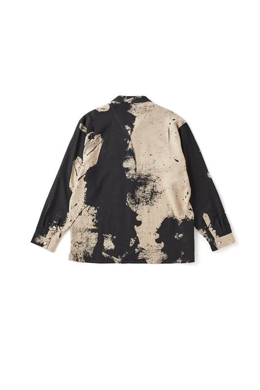 ○OLD JOE - TSUJIMURA SHIRO ABSTRACT PAINT SHIRTS (Long-sleeve）- ABSTRACT