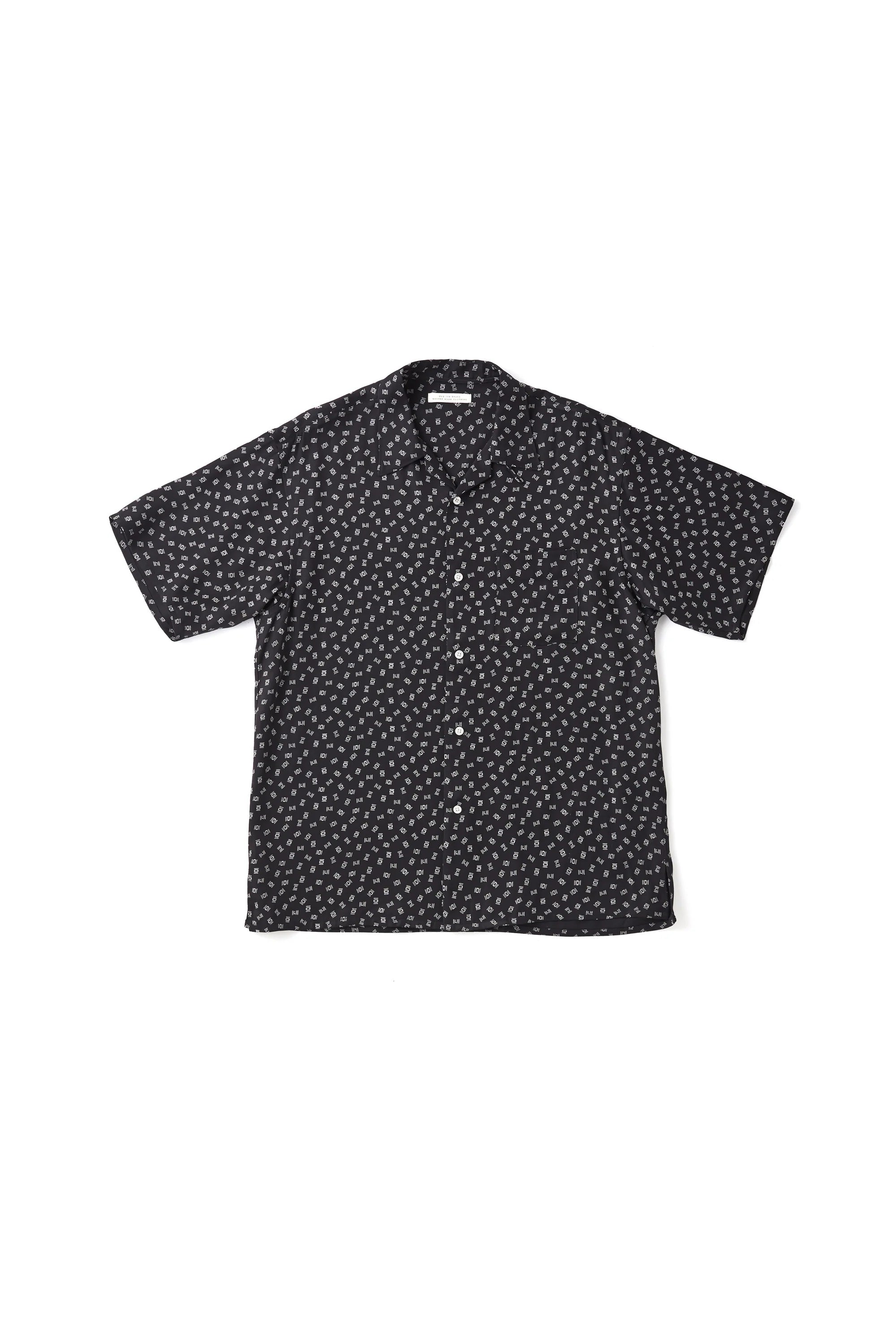 Monogram Joe OLD JOE - ORIGINAL PRINTED OPEN COLLAR SHIRTS (Deco Monogram) Short ...