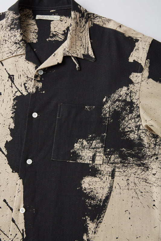 ○OLD JOE - TSUJIMURA SHIRO ABSTRACT PAINT SHIRTS (Short-sleeve) - ABSTRACT