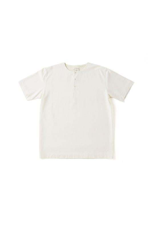 ○OLD JOE - TUBE TEE(Henry-Neck) - RAW WHITE
