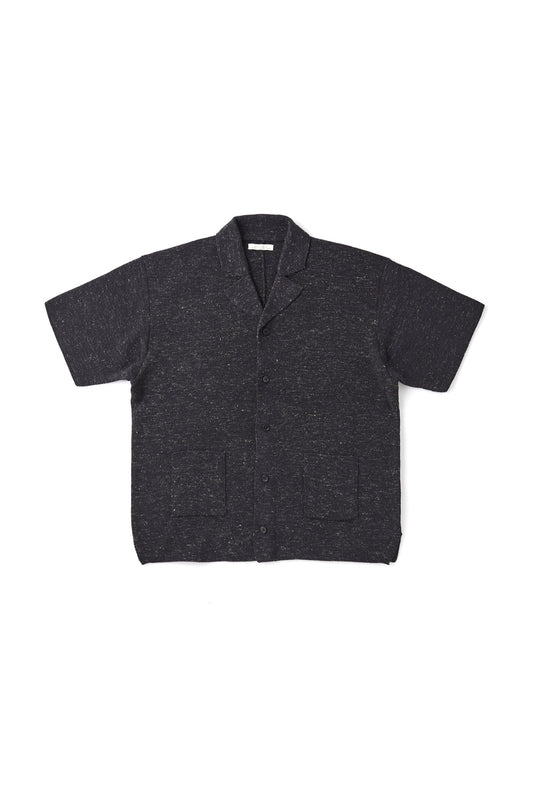 ○OLD JOE - BOUCLE HAVANA SHIRTS - GRAPHITE