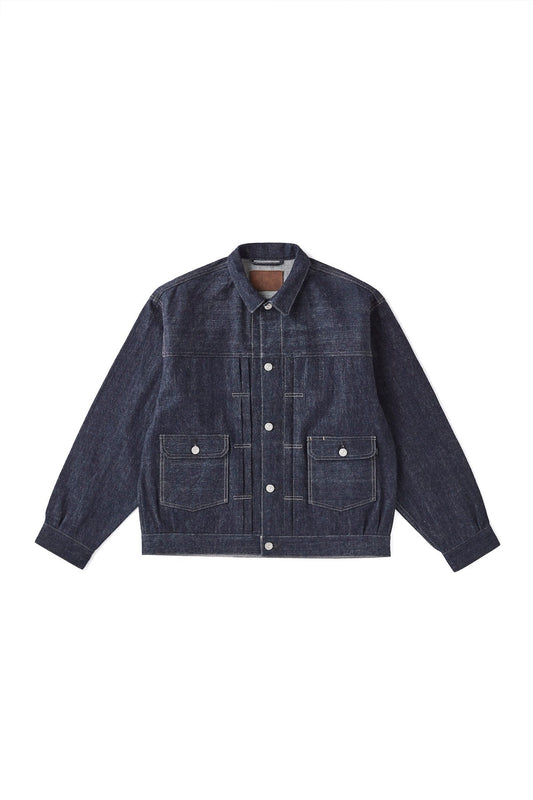 ○OLD JOE - LOWER POCKET JEAN JACKET - INDIGO