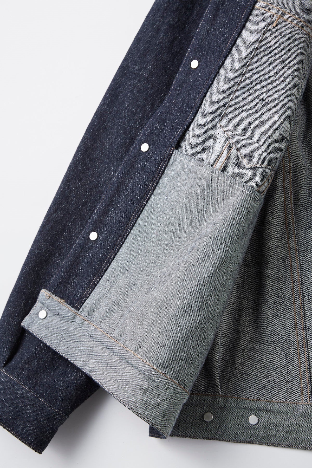 ○OLD JOE - CURVED FLAP JEAN JACKET - INDIGO