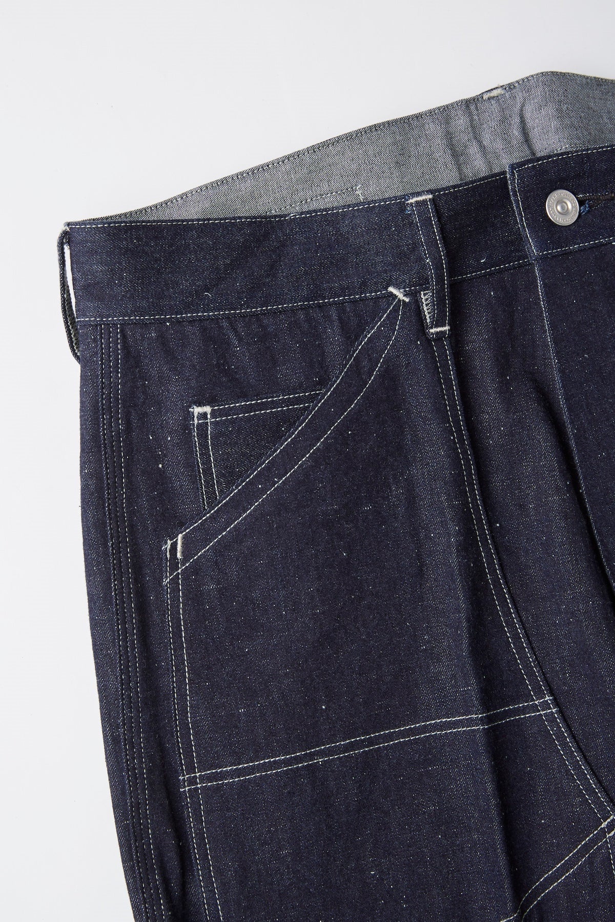 ○OLD JOE - DOUBLE FRONT SNUGGER TROUSER - INDIGO