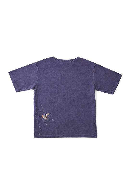 ○OLD JOE - ATHLETIC TEE “TSUBAME” - AUBERGINE