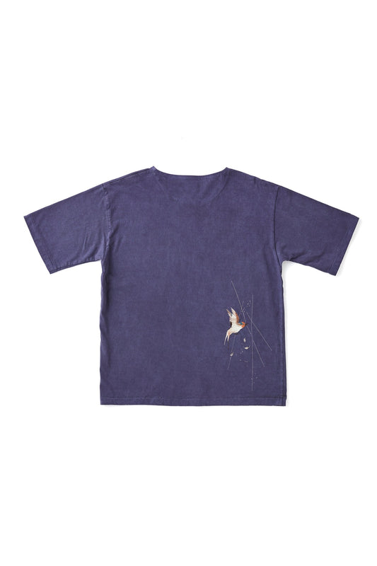 ○OLD JOE - ATHLETIC TEE “TSUBAME” - AUBERGINE