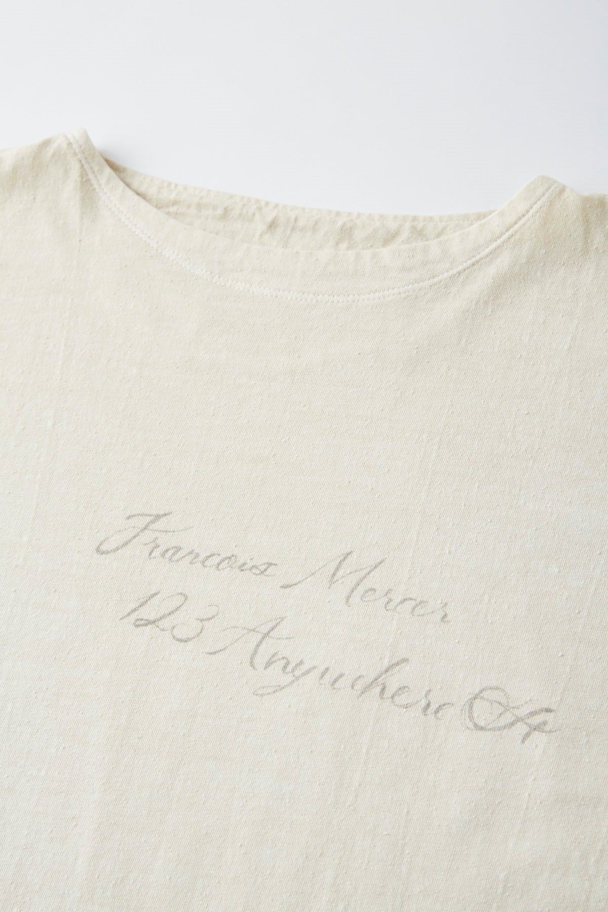○OLD JOE - ATHLETIC TEE “DRAWING” - BONE