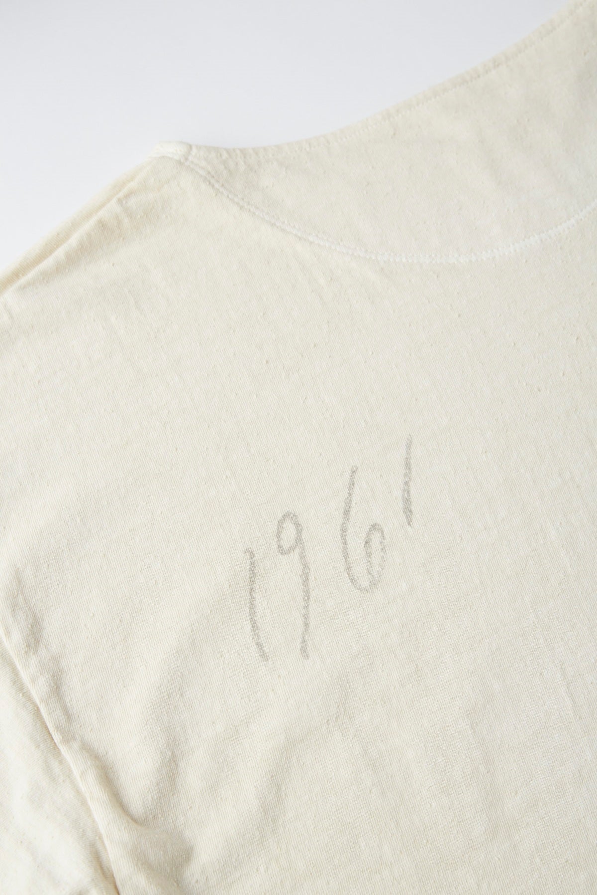 ○OLD JOE - ATHLETIC TEE “DRAWING” - BONE