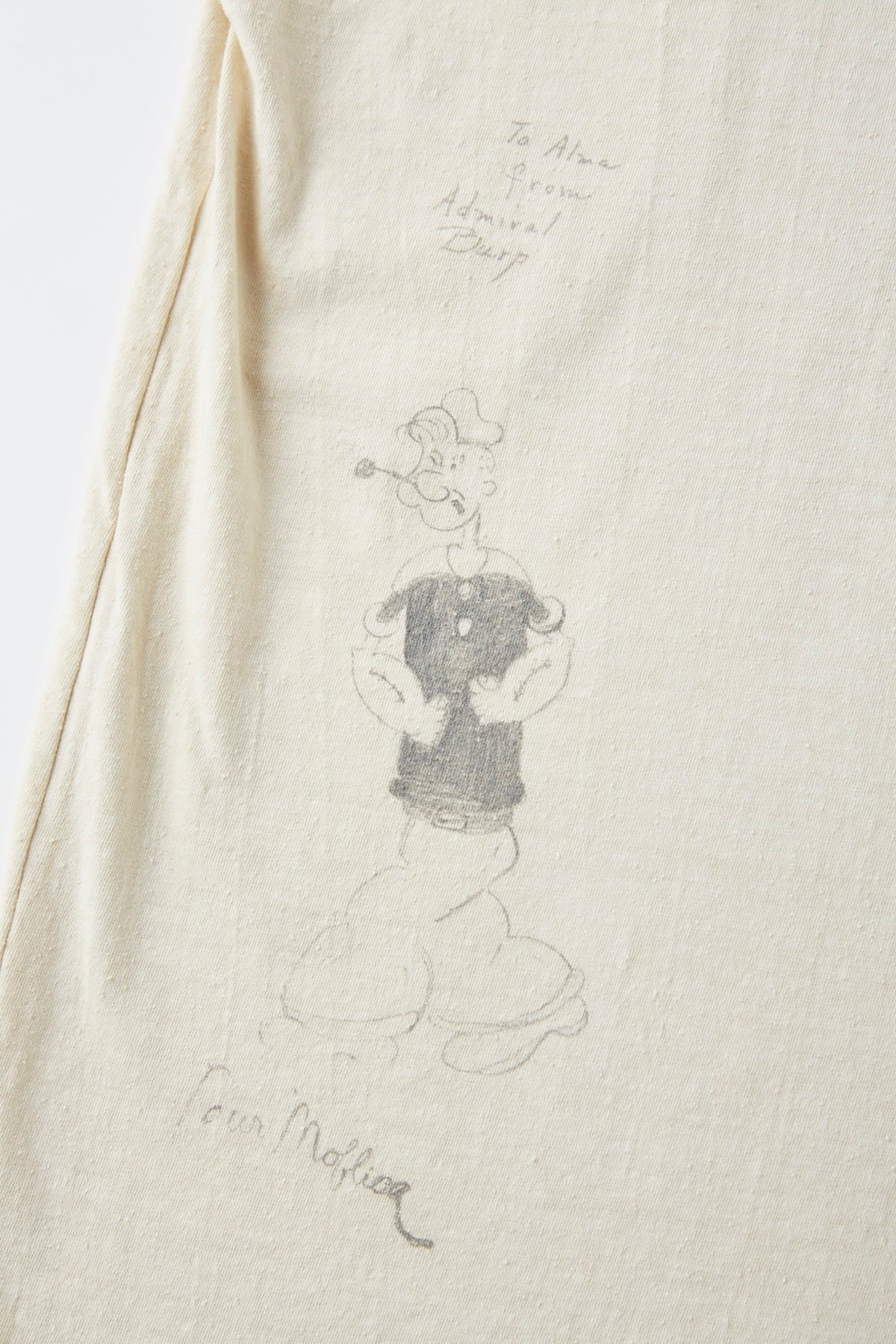 ○OLD JOE - ATHLETIC TEE “DRAWING” - BONE