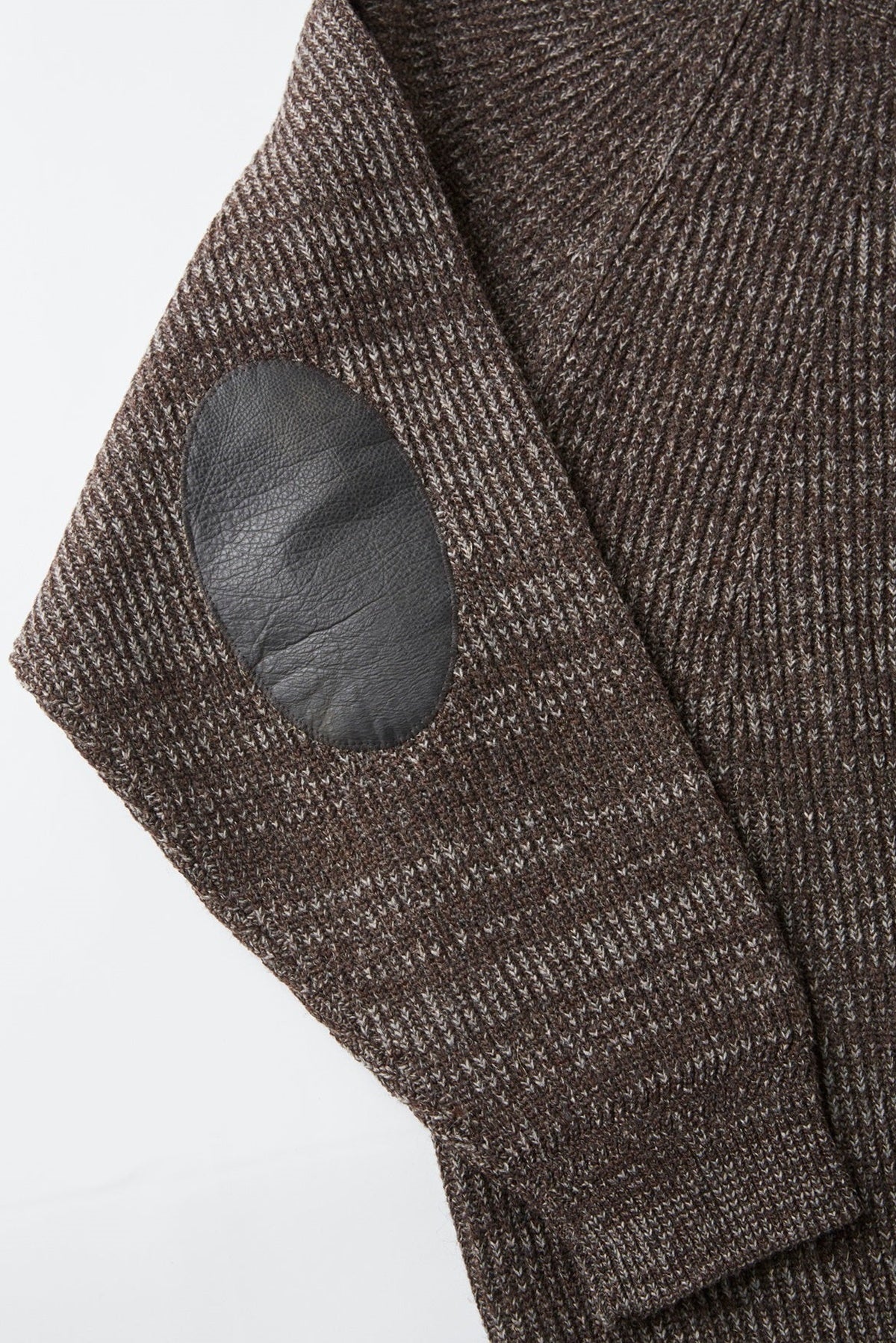 ○OLD JOE - BLENDED KEMPI CREW-NECK SWEATER - BARK
