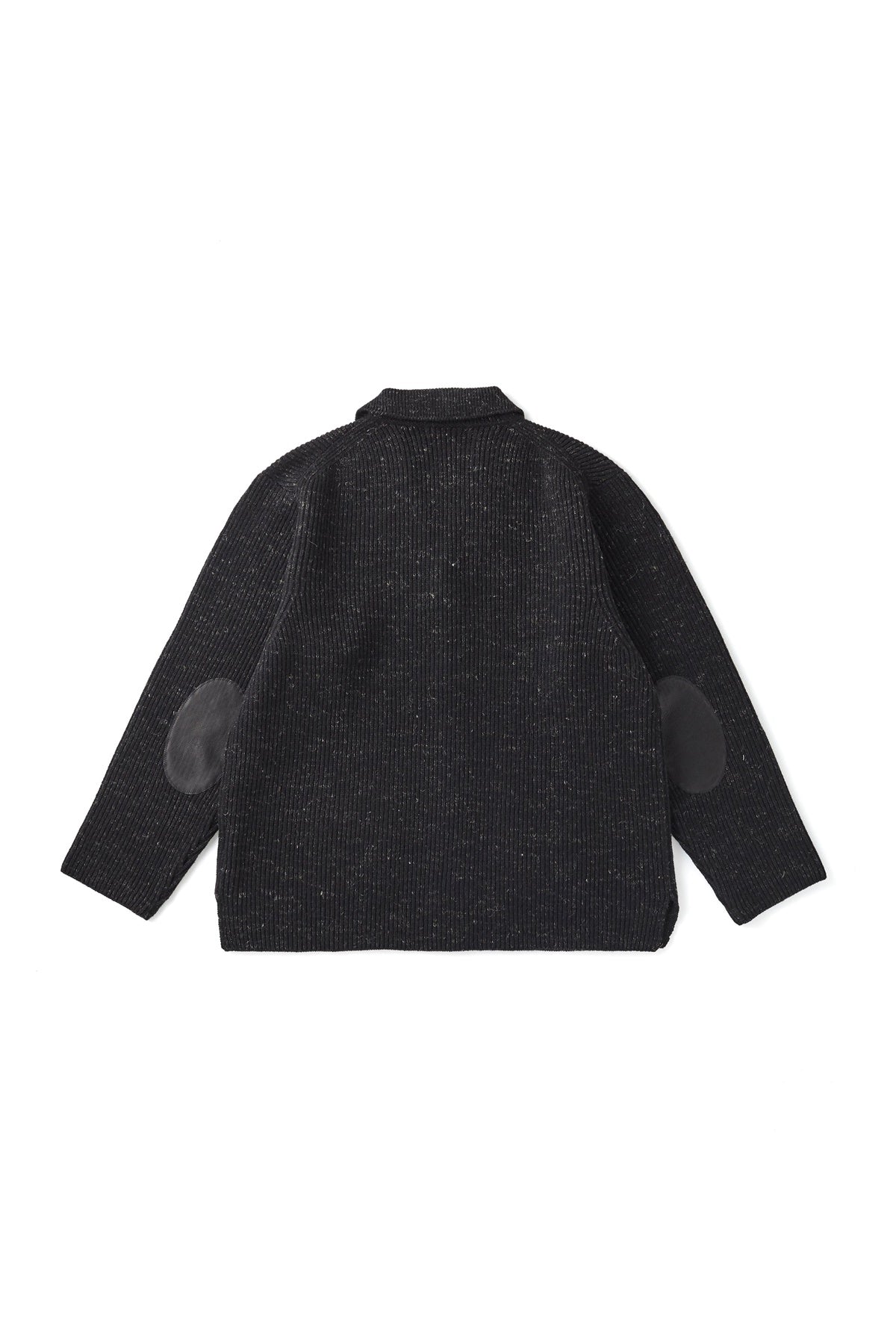 ○OLD JOE - BLENDED KEMPI WOOL RAPEL CARDY - ONYX