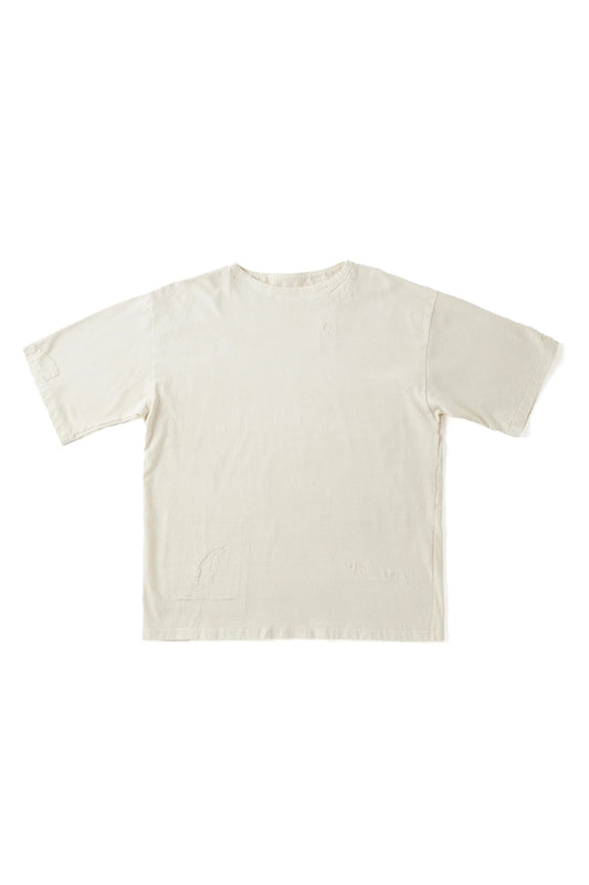 ○OLD JOE - ATHLETIC TEE “SCAR FACE” - BONE