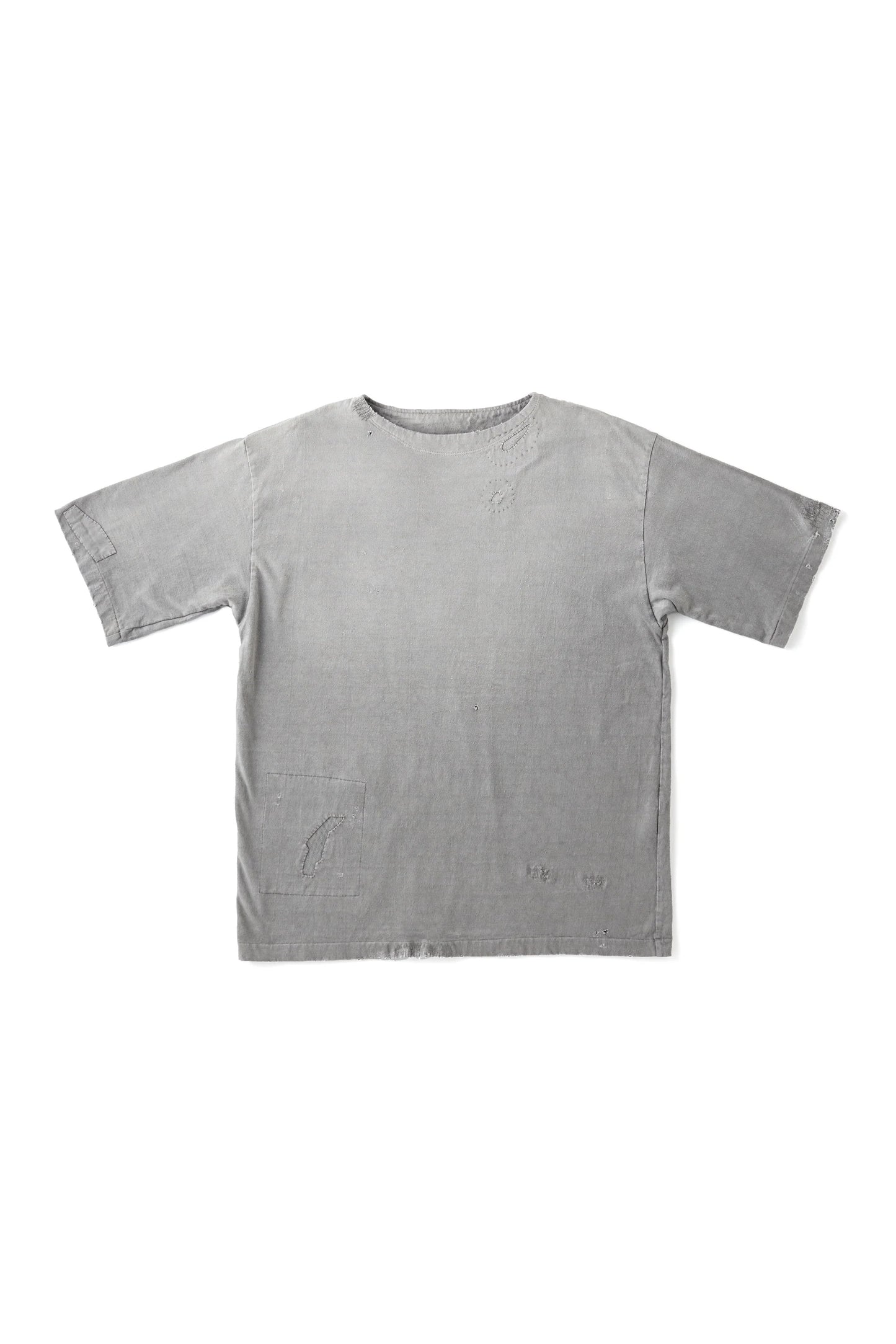 ○OLD JOE - ATHLETIC TEE “SCAR FACE” - PEWTER