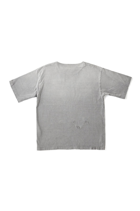 ○OLD JOE - ATHLETIC TEE “SCAR FACE” - PEWTER
