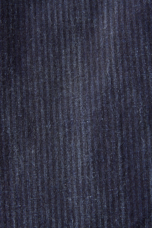 ○OLD JOE - SWALLOW COLLAR SPORTS SHIRTS - INDIGO STRIPE