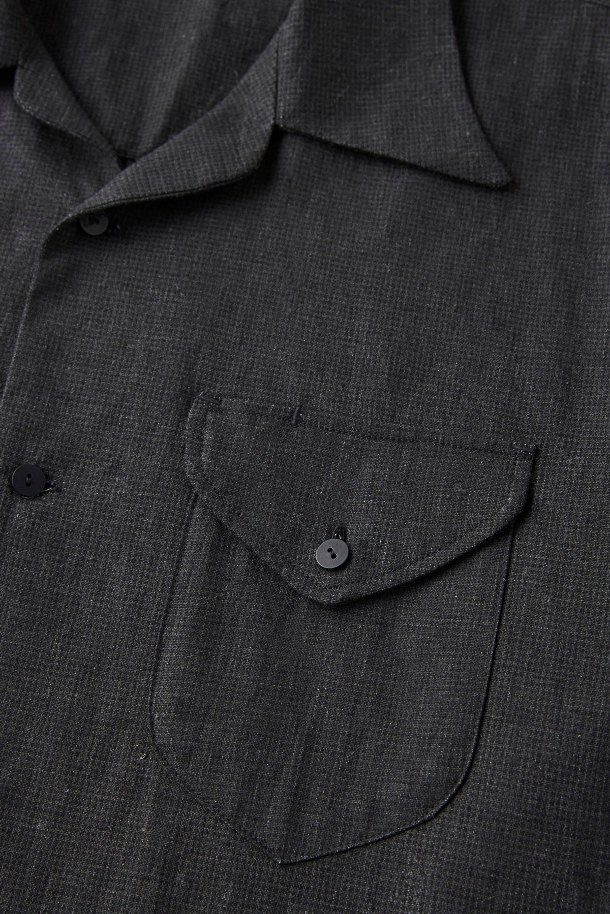 ○OLD JOE - SWALLOW COLLAR SPORTS SHIRTS - INK BLACK