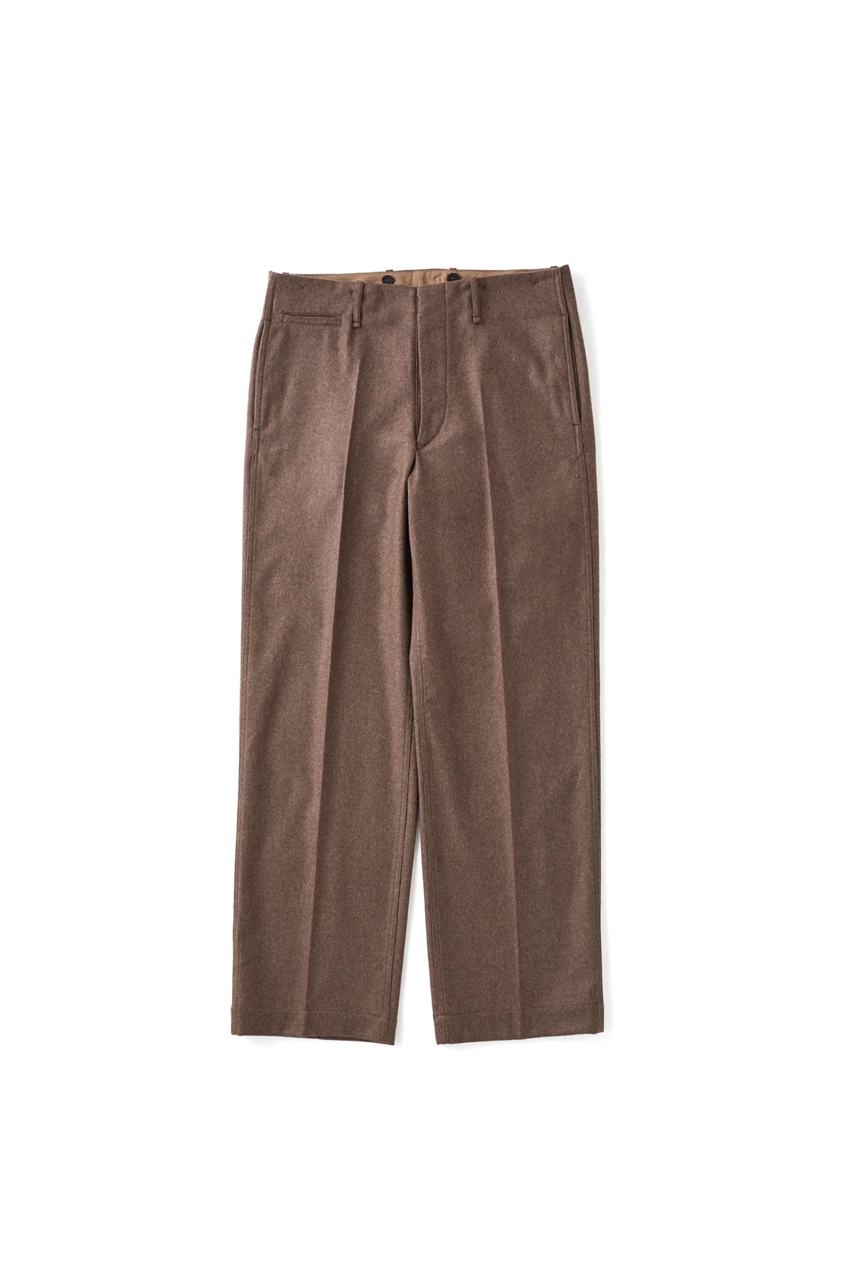○OLD JOE - PLEATED LIBERTY TROUSER - BARK