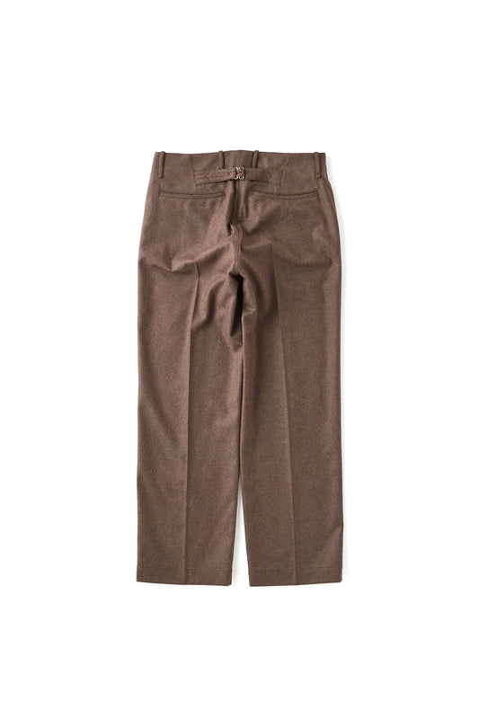 ○OLD JOE - PLEATED LIBERTY TROUSER - BARK