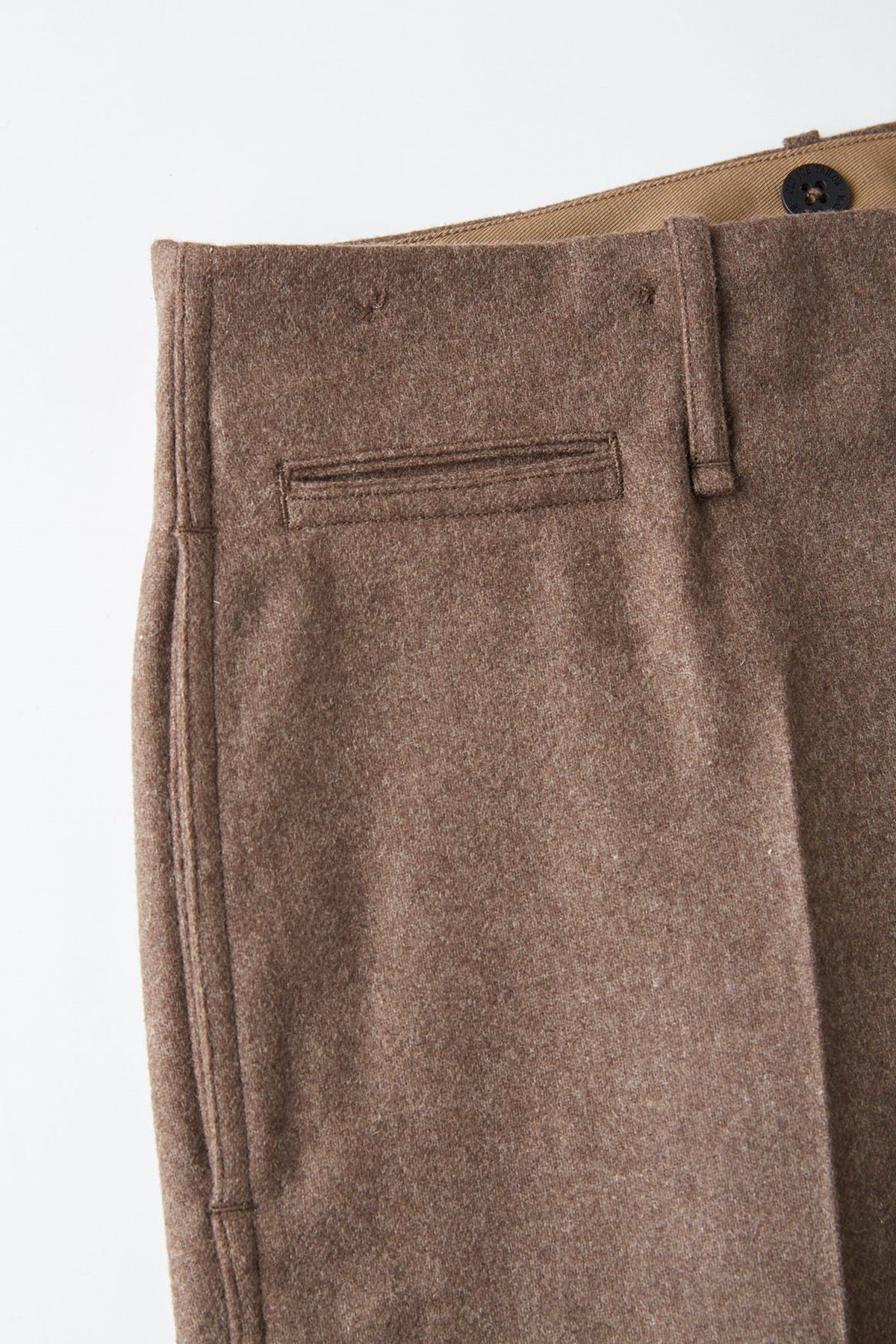 ○OLD JOE - PLEATED LIBERTY TROUSER - BARK