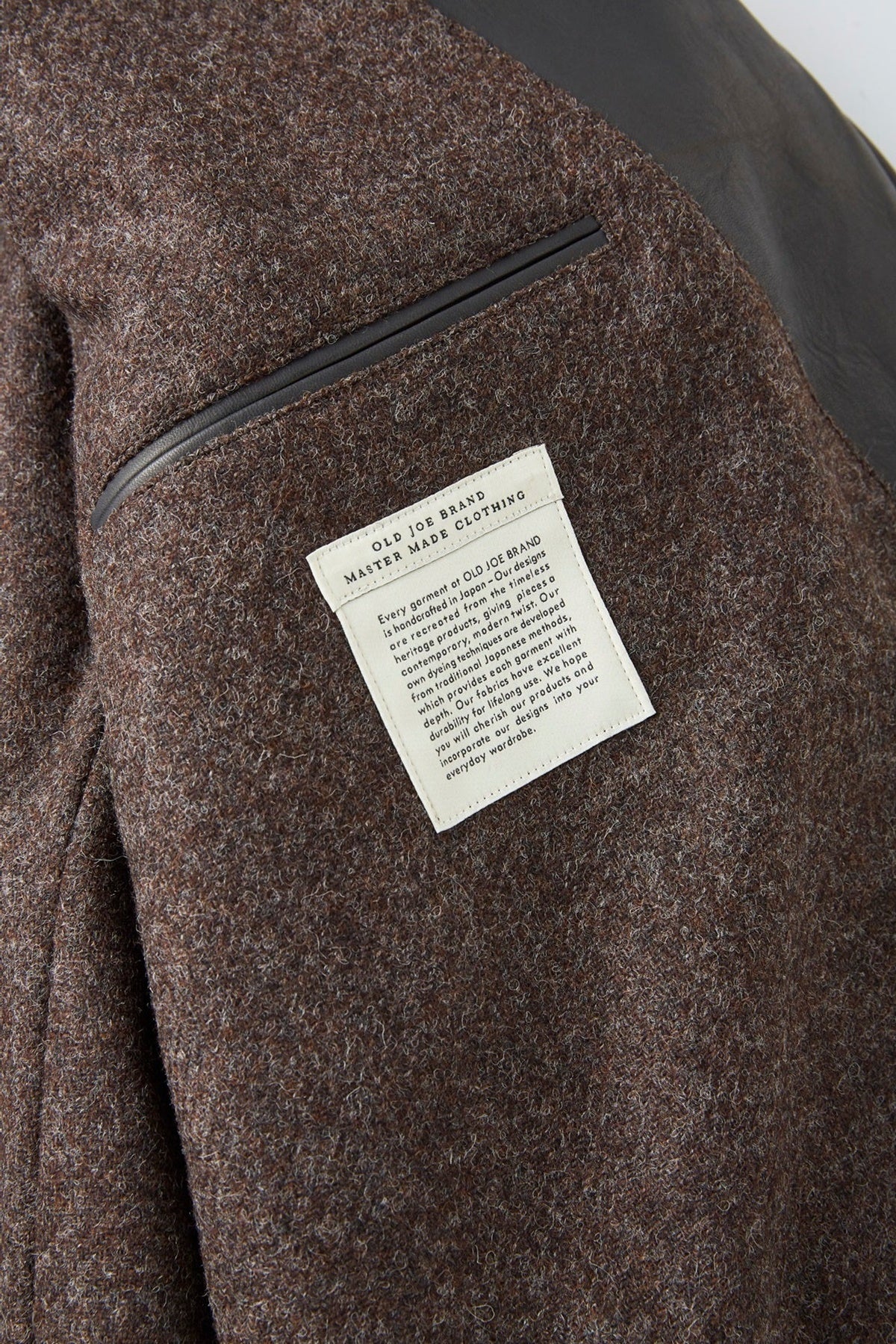 ○OLD JOE - PATINA HORSE HIDE HENDRICK JACKET - PATINA BROWN