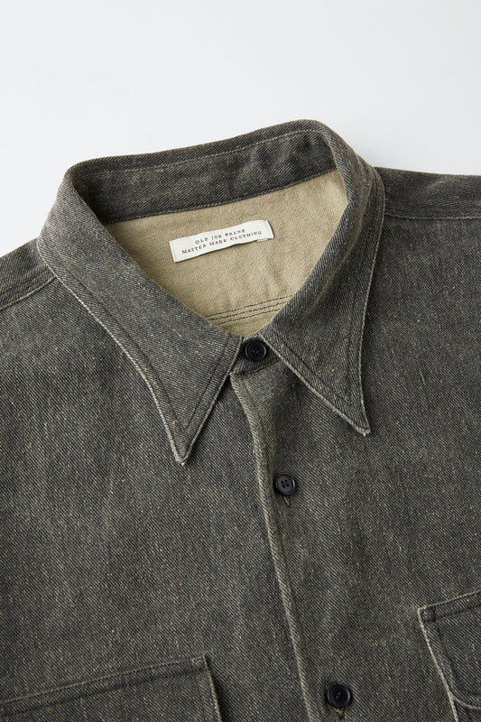 ○OLD JOE - TOP NOTCH UNIFORM SHIRTS - GRAPHITE