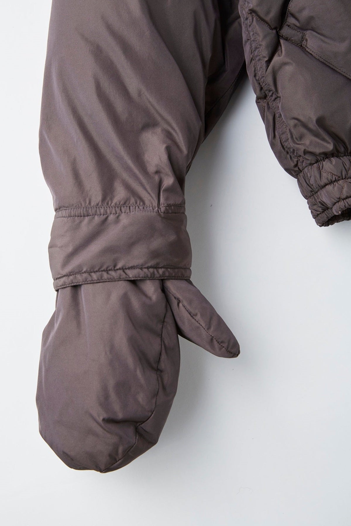 ○OLD JOE - HIGH COUNTSILK MITTEN PUFF JACKET - WHISKY