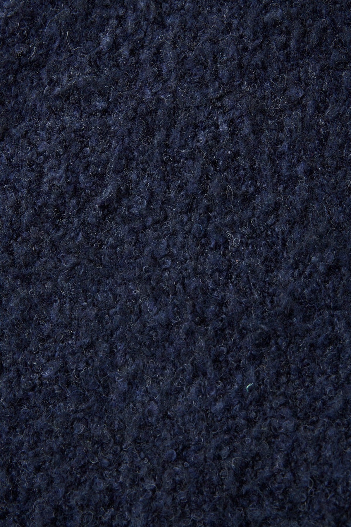 ○OLD JOE - BOUCLE ALPAKA ZIP CARDIGAN - NOCTURNE