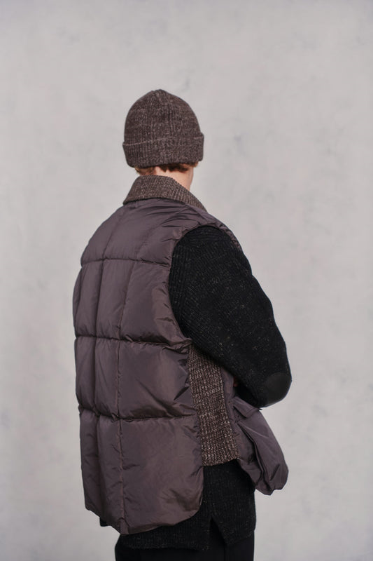 ○OLD JOE - BLENDED KEMPI SWEATER CAP - BARK